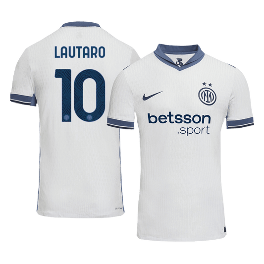 LAUTARO #10 Authentic Inter Milan Football Shirt 2024/25 Away Shirt