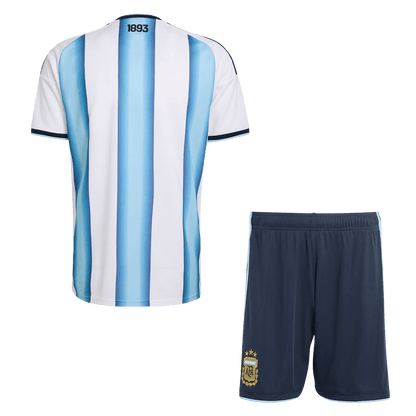 Argentina Casa Copa do Mundo Camisa Conjunto(Camisa+Calções) 2026 - camisola de futebol para adeptos em - imagem 5