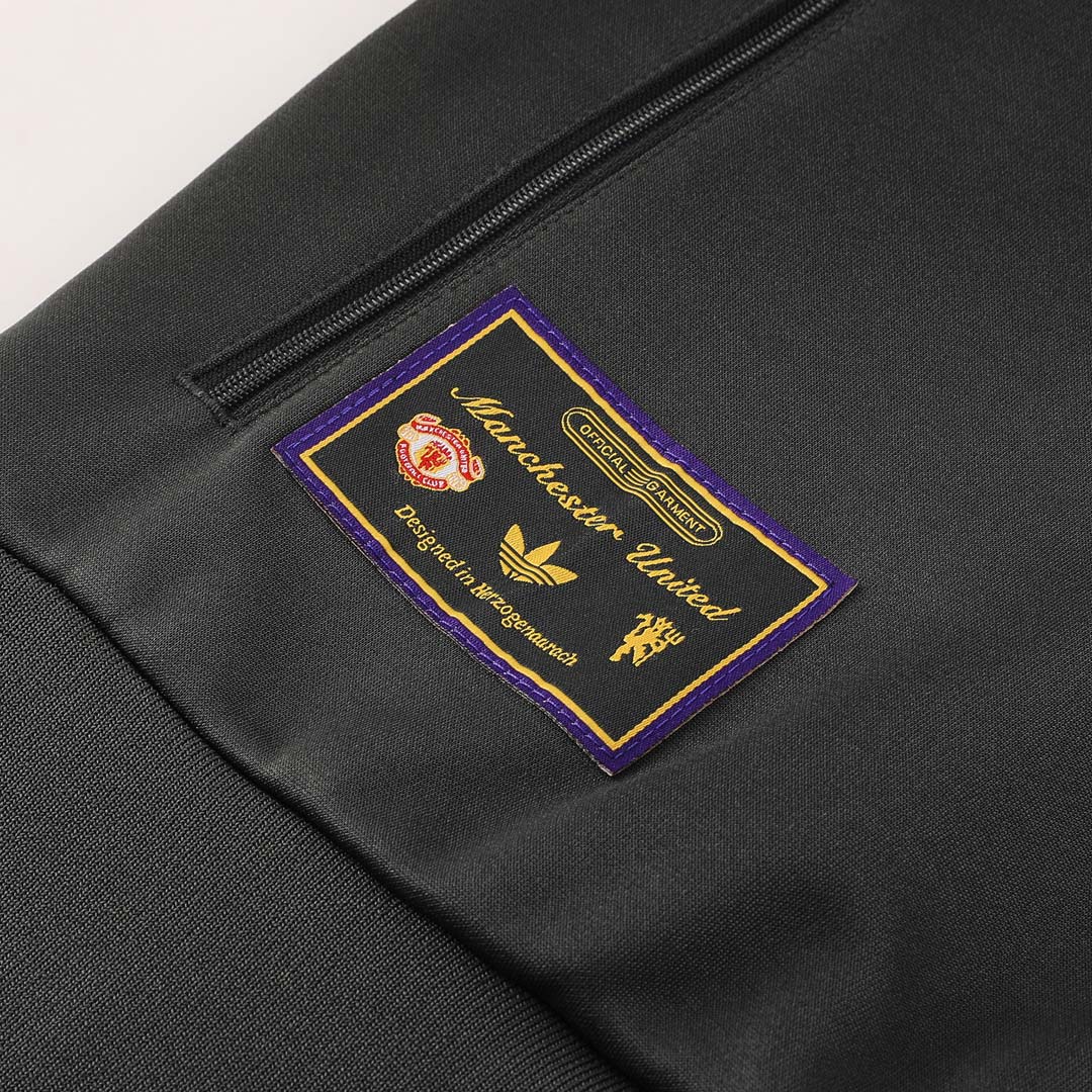 Manchester United Treino Jaqueta Conjunto (Jaqueta+Calças) 2025/26 Preto