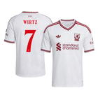 WIRTZ #7 Liverpool Fora Camisa 2026/27 Branco UCL