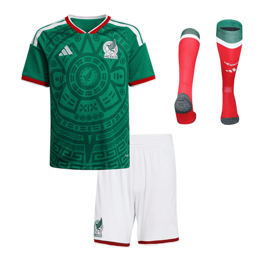 Mexico Infantil 
 Casa Futebol Camisa Conjunto (Camisa+Shorts+Meias) 2025/26 Verde