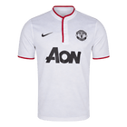 Retrô Manchester United Fora Camisa 2013/14 Branco