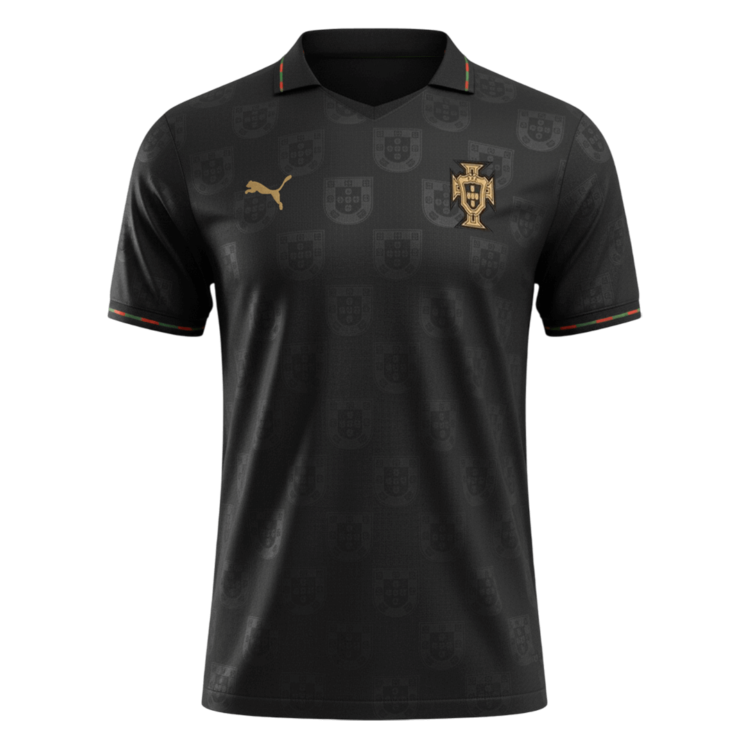 Jogador Portugal Especial World Cup Futebol Camisas 2026 Preto