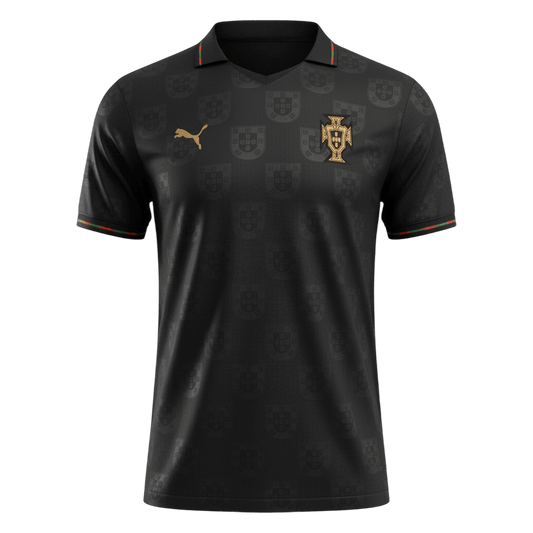 Jogador Portugal Especial World Cup Futebol Camisas 2026 Preto