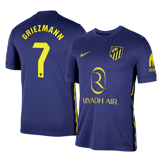 GRIEZMANN #7 Atletico Madrid Fora Camisa 2025/26 Marinha