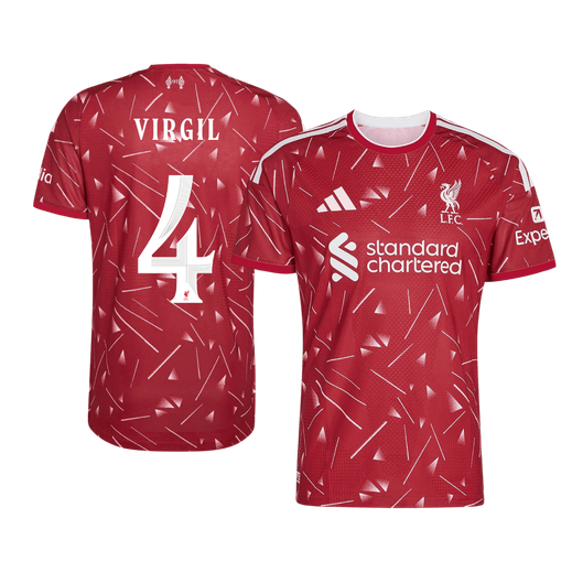 Versão do Jogador VIRGIL #4 Liverpool Casa Futebol Camisas 2026/27 Vermelho - UCL
