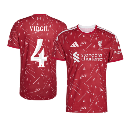 Versão do Jogador VIRGIL #4 Liverpool Casa Futebol Camisas 2026/27 Vermelho - UCL