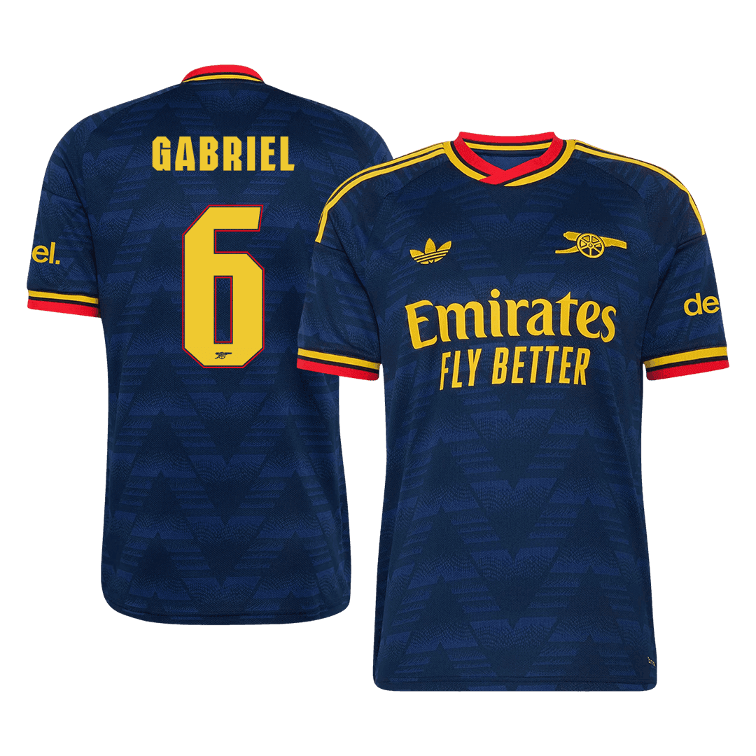 GABRIEL #6 Arsenal Fora Camisa 2026/27 Azul UCL