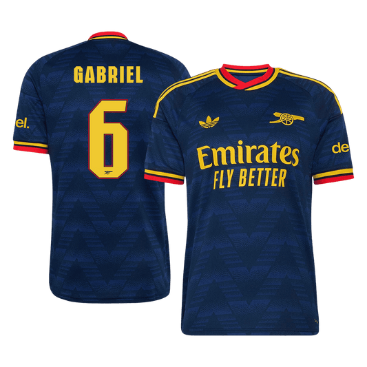 GABRIEL #6 Arsenal Fora Camisa 2026/27 Azul UCL