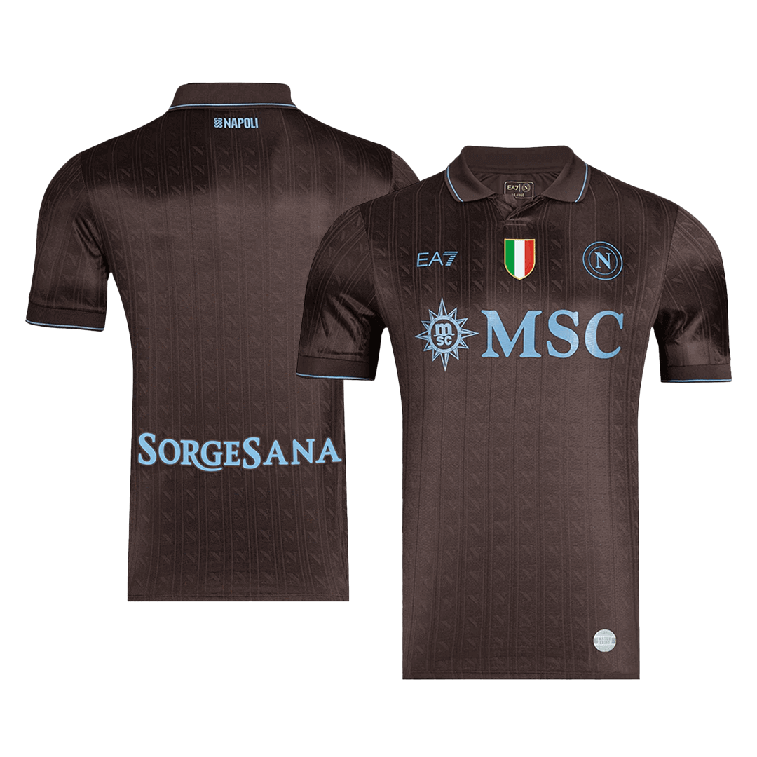 Napoli Fora Terceira Camisa 2025/26 Preto