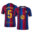 Versão do Jogador CUBARSÍ #5 Barcelona Casa Futebol Camisas 2026/27
