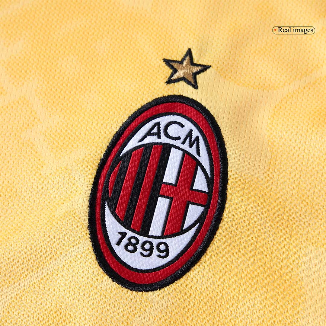 AC Milan Fora Terceira Camisa Conjunto (Camisola + Calções) 2025/26- Amarelo
