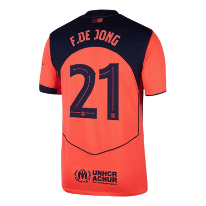 F.DE JONG #21 Barcelona Fora Terceira Camisa 2025/26 UCL