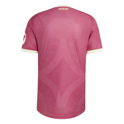 Versão do Jogador Real Madrid Terceira Futebol Camisas 2026/27 Rosa
