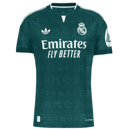 Versão do Jogador VALVERDE #8 Real Madrid Fora Futebol Camisas 2026/27 Verde