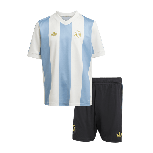 Kits de futebol personalizados da Argentina para crian?as 2024 50th anivers¨¢rio