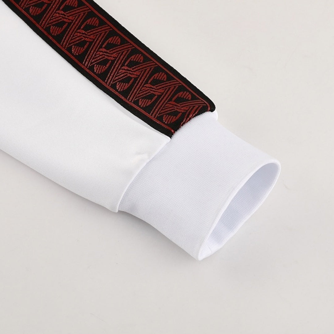 AC Milan Treino Jaqueta Conjunto (Jaqueta+Calças) 2025/26 Branco