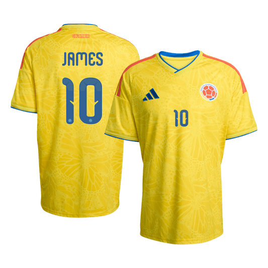 JAMES #10 Colombia Casa Camisa 2026 Amarelo