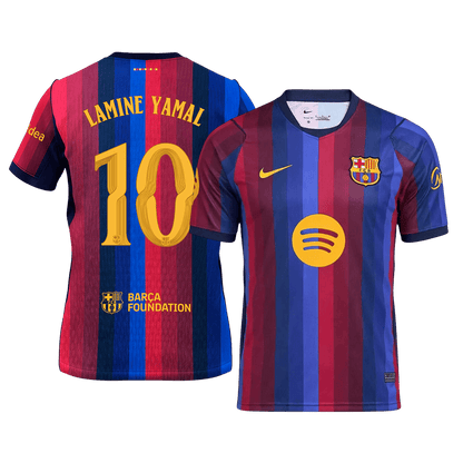 LAMINE YAMAL #10 Barcelona Casa Camisa 2026/27 UCL