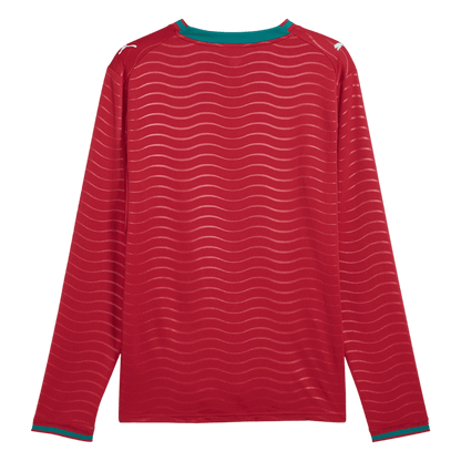 Portugal Casa Manga comprida Camisa 2026 Vermelho