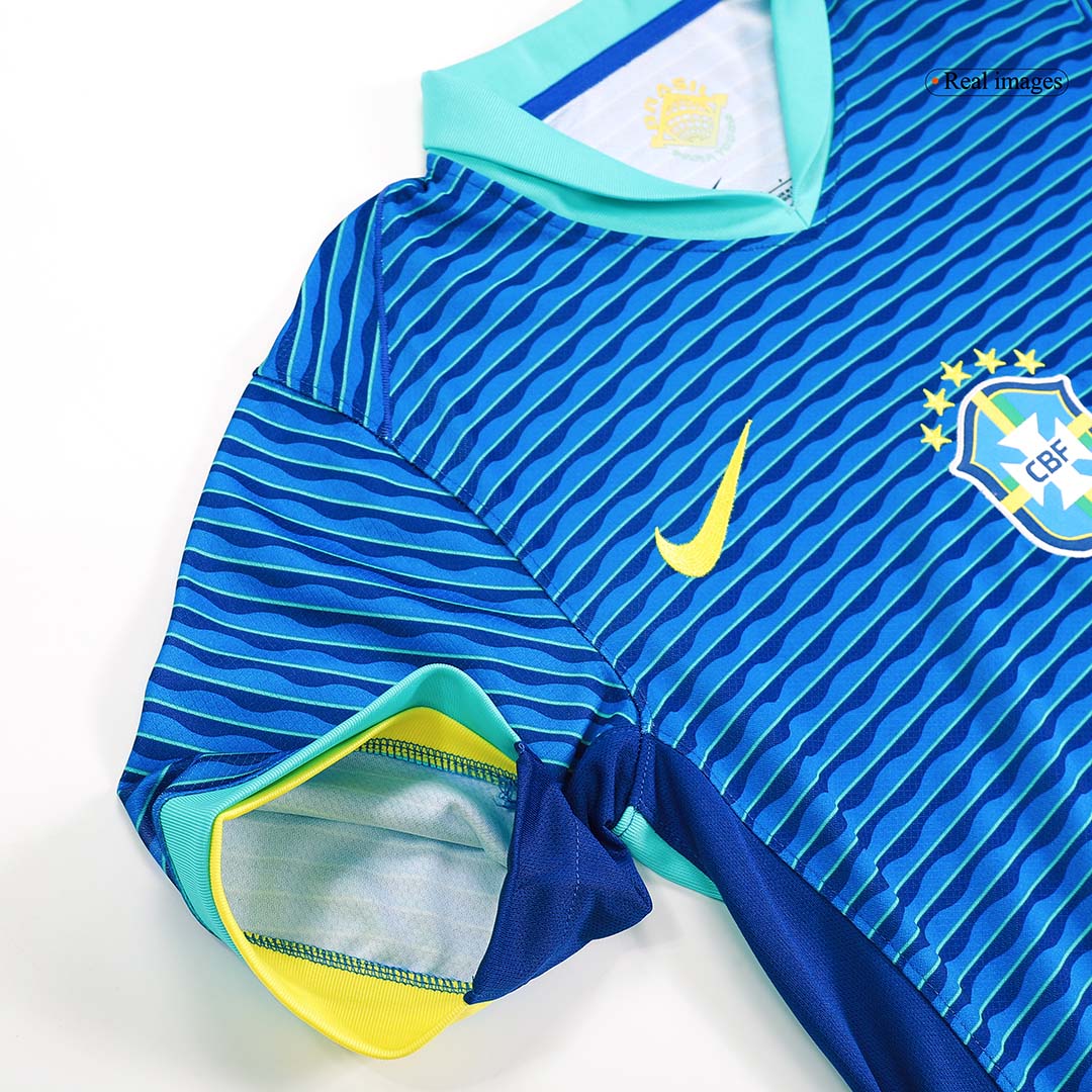 Camisola de futebol do Brasil fora de casa personalizada 2024