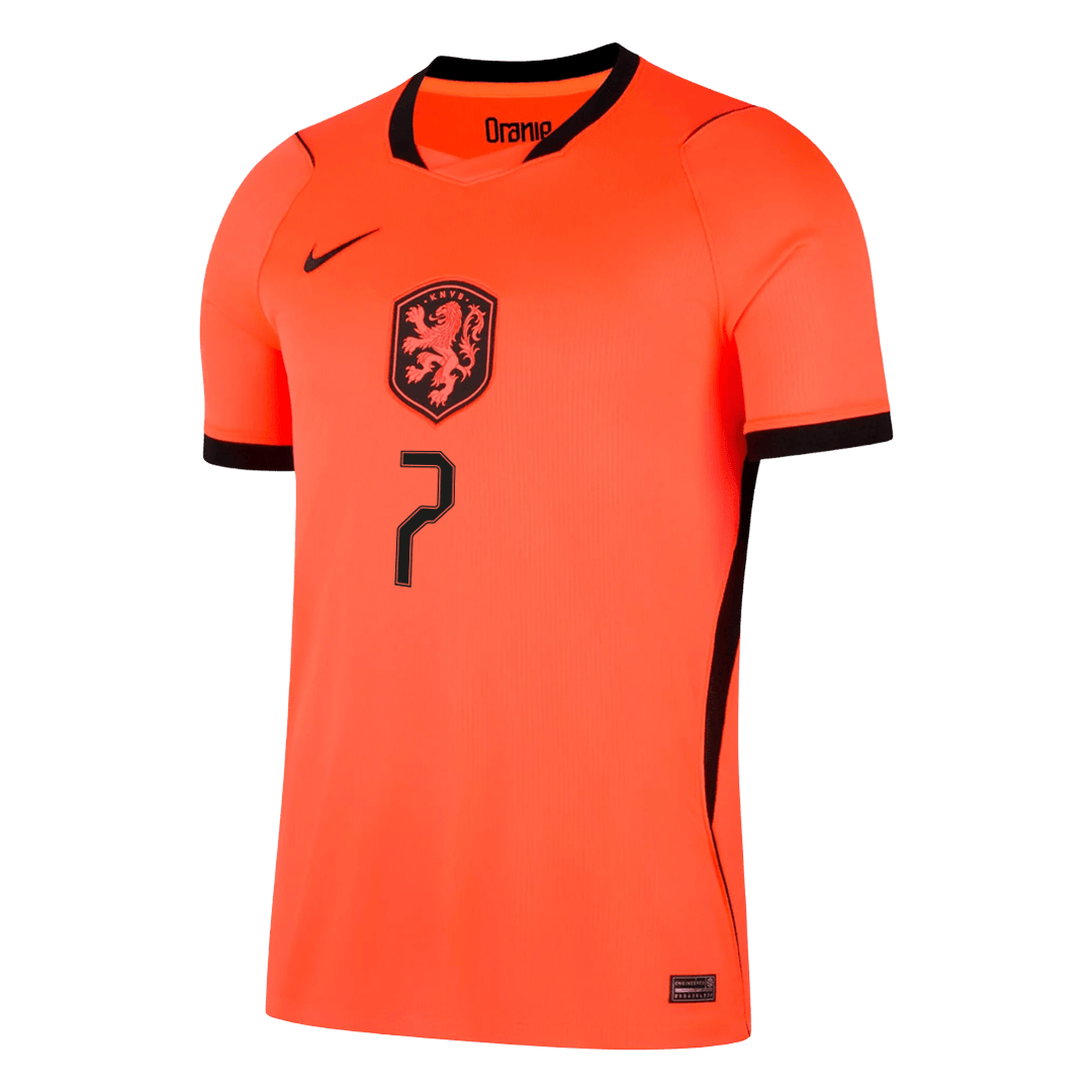 XAVI #7 Netherlands Casa Copa do Mundo Camisa 2026 Laranja