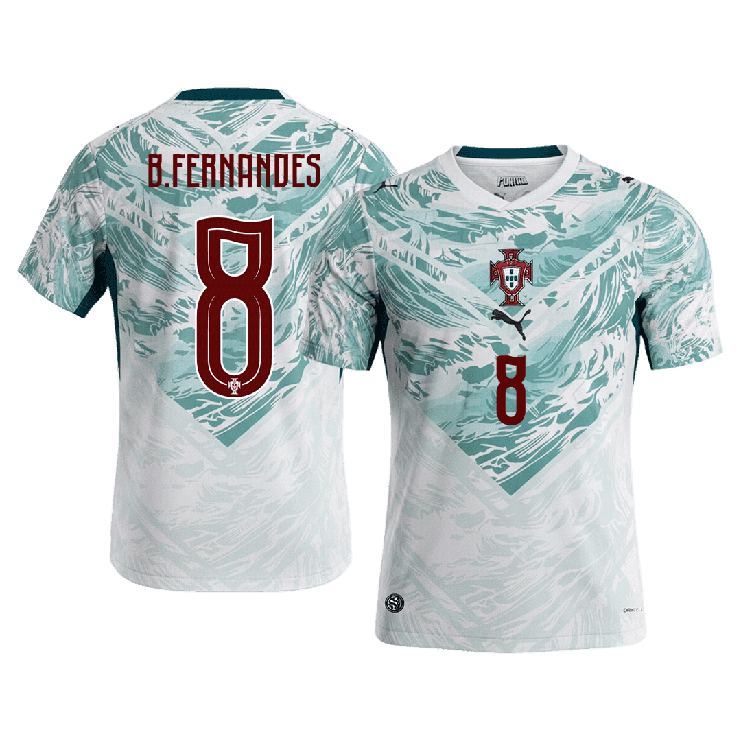 B.FERNANDES #8 Portugal Fora Copa do Mundo Camisa 2026