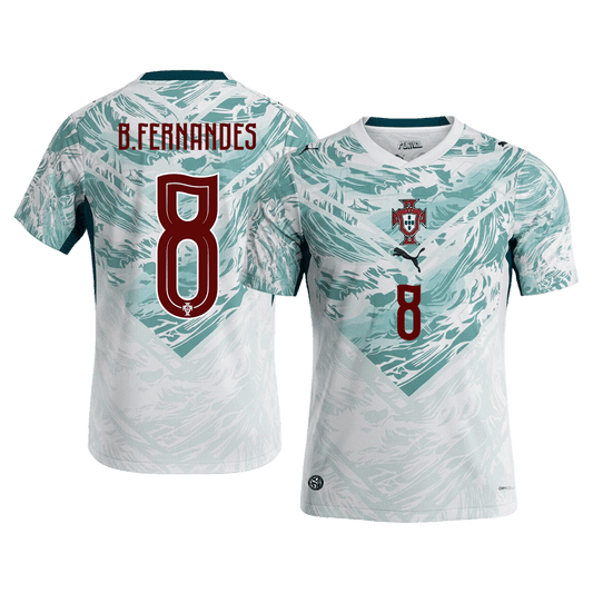 B.FERNANDES #8 Portugal Fora Copa do Mundo Camisa 2026
