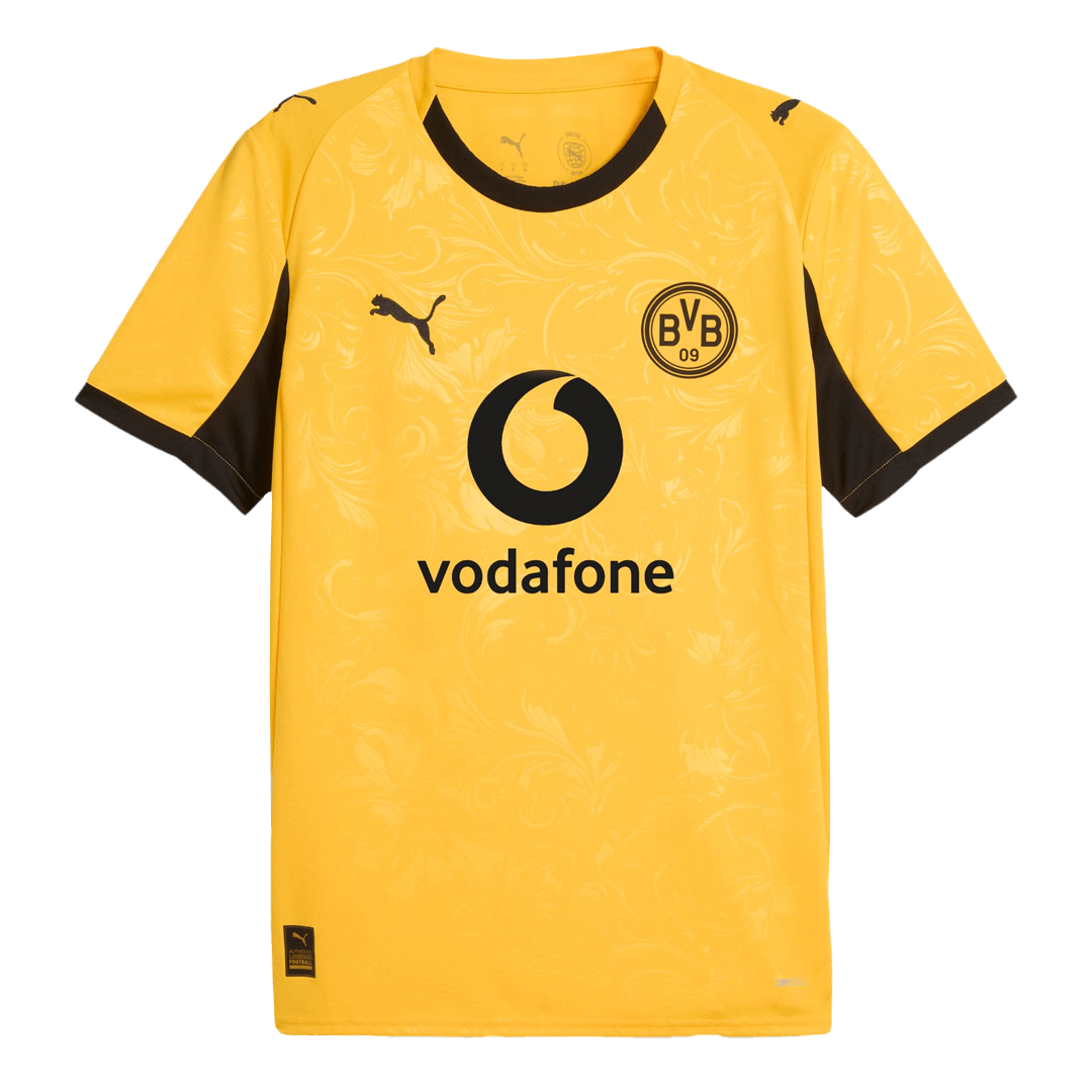 Borussia Dortmund Temporada Copa Camisa de Manga Curta 2025/26 Amarela