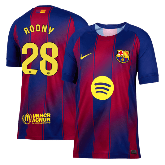 【Super Qualidade】ROONY #28 Barcelona
 Casa Futebol Camisa 2025/26