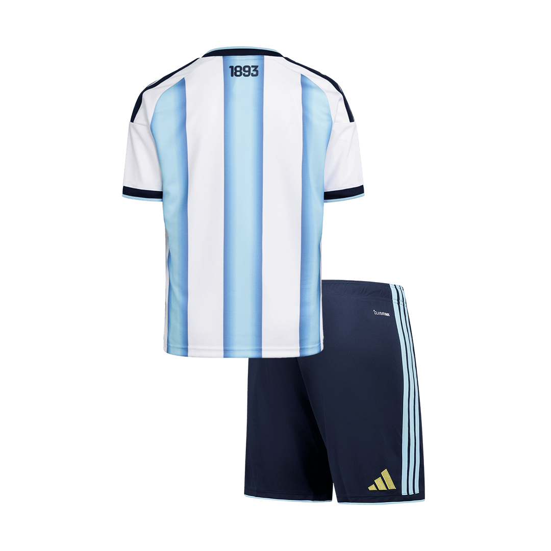 Argentina Infantil  Casa Futebol Camisa Conjunto (Camisa+Shorts) World Cup 2026