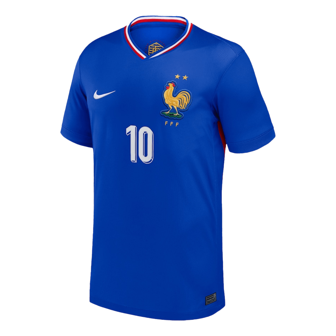 MBAPPE #10 France Home Custom Shirt 2024 Football Shirt