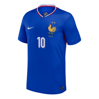 Camisola de futebol MBAPPE #10 França Home personalizada 2024