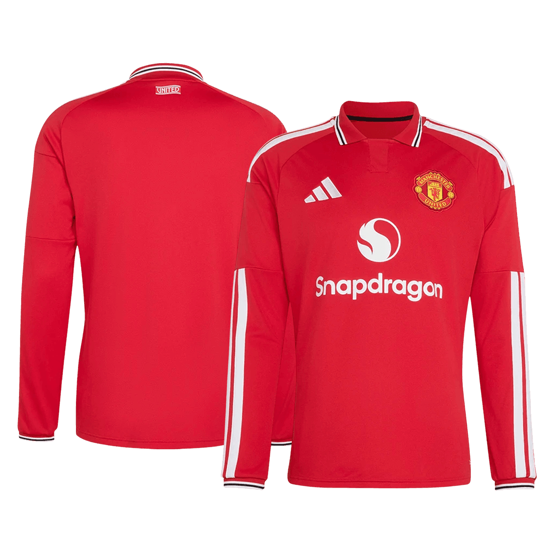 Manchester United Casa Manga comprida Camisa 2026/27 Vermelho