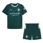Manchester City 
 Quarta Camisa Conjunto(Camisa+Calções) 2025/26 Verde