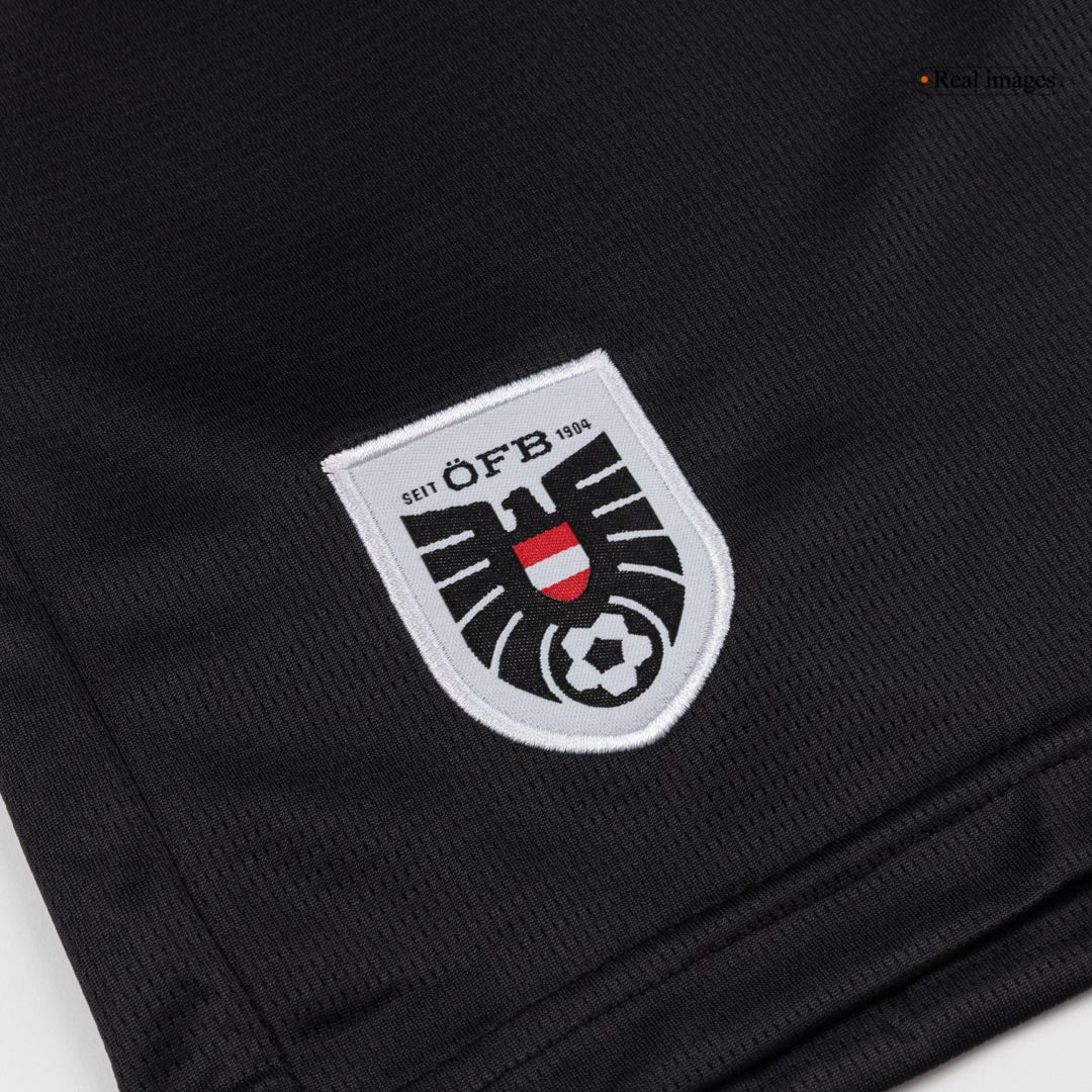 Austria Infantil Casa Copa do Mundo Futebol Camisa Conjunto (Camisa+Shorts) 2026 Vermelho - camisola de futebol - imagem 3