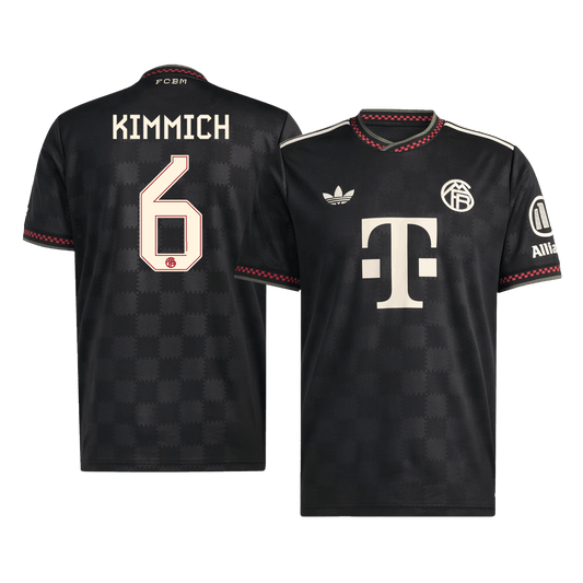 KIMMICH #6 Bayern Munich Fora Terceira Camisa 2025/26 Preto