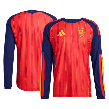 Spain Casa Manga comprida Camisa 2026 Vermelho