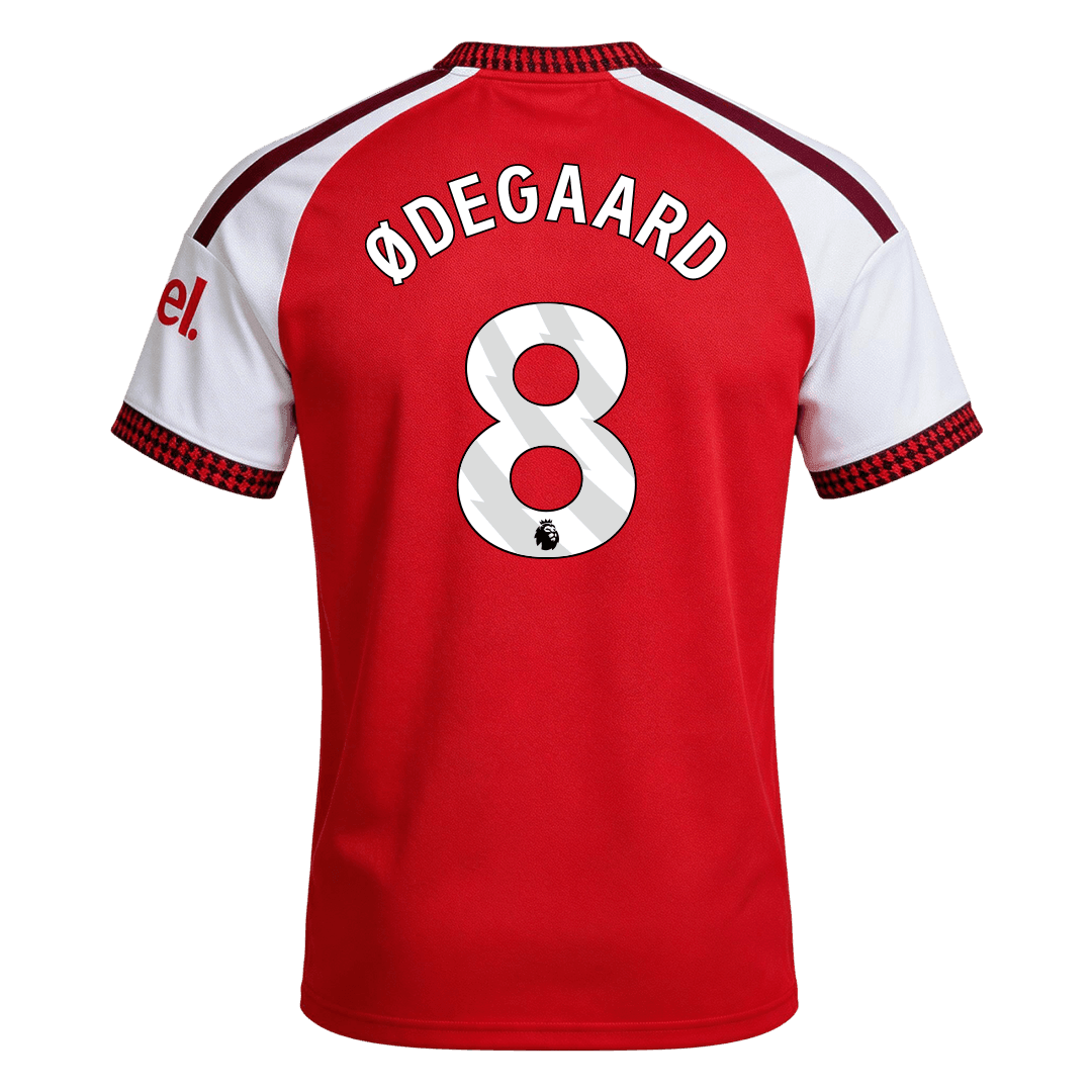 ØDEGAARD #8 Arsenal Casa Camisa 2026/27 Vermelho