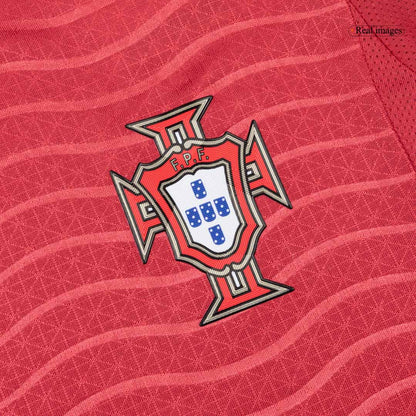 Versão do Jogador B.FERNANDES #8 Portugal Casa World Cup Futebol Camisas 2026 Vermelho