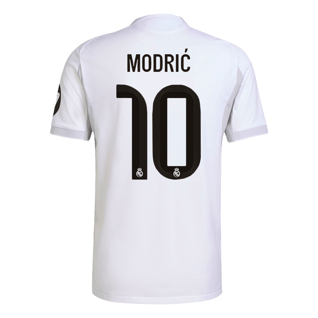 Autêntico MODRIĆ #10 Real Madrid Casa Futebol Camisas 2025/26 Branco