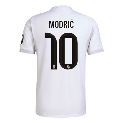 Autêntico MODRIĆ #10 Real Madrid Casa Futebol Camisas 2025/26 Branco