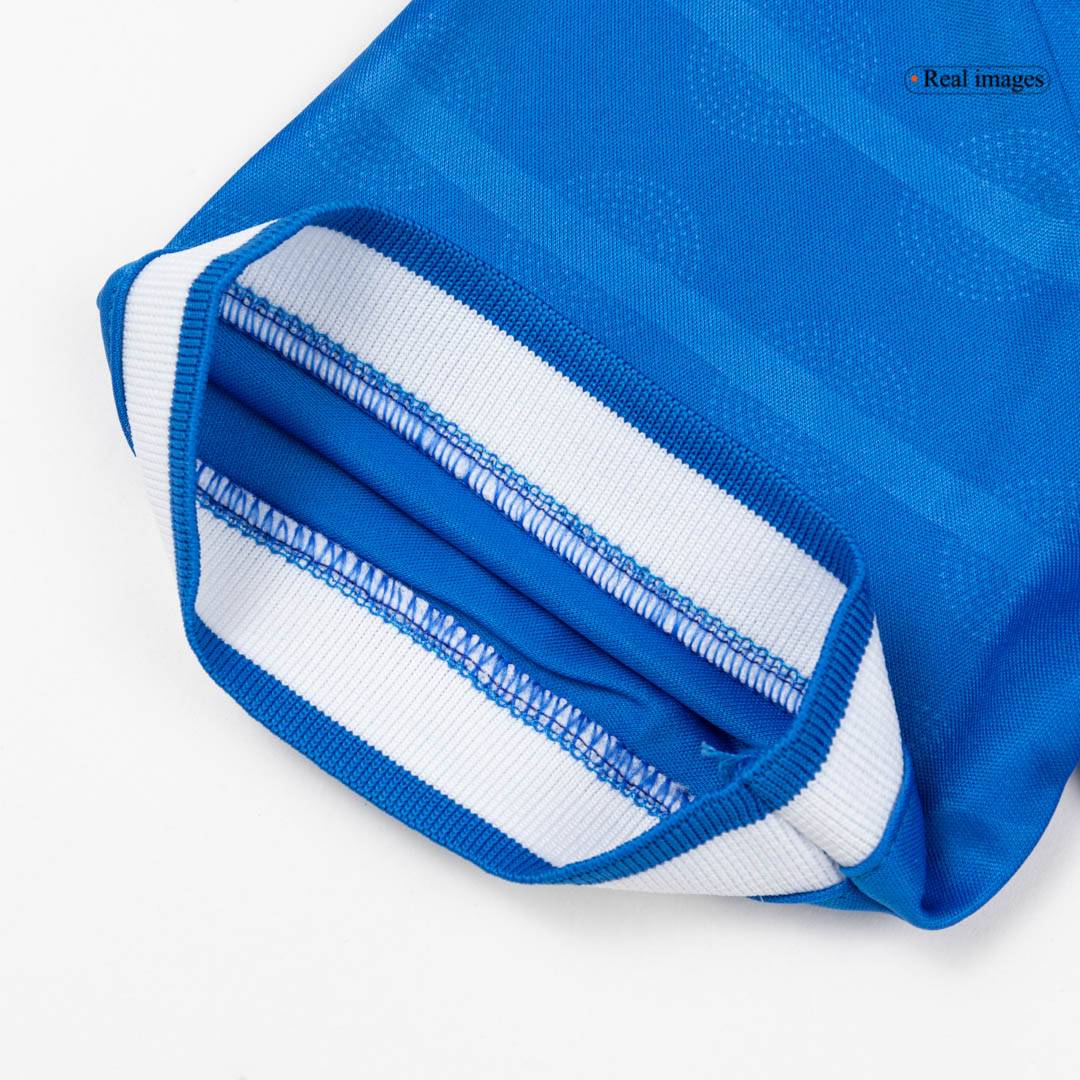 Real Madrid Infantil 
 Fora Terceira Futebol Camisa Conjunto (Camisa+Shorts+Meias) 2025/26 Azul