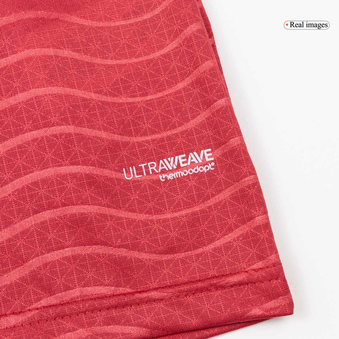 Versão do Jogador B.FERNANDES #8 Portugal Casa World Cup Futebol Camisas 2026 Vermelho