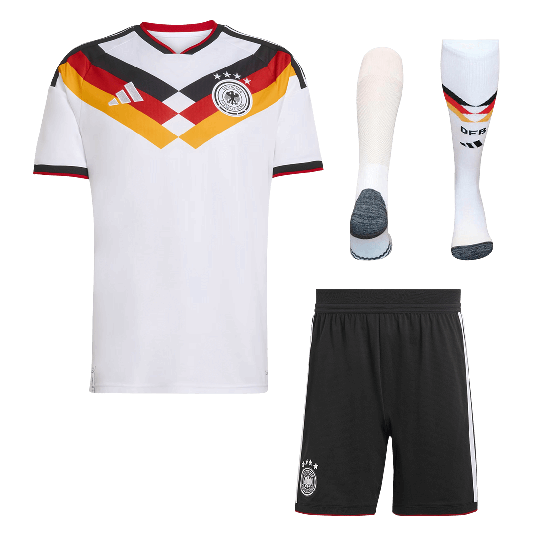 Germany Casa World Cup Camisa Conjunto(Camisa+Calções+Meias) 2026 Branco