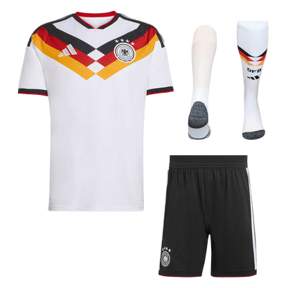 Germany Casa World Cup Camisa Conjunto(Camisa+Calções+Meias) 2026 Branco
