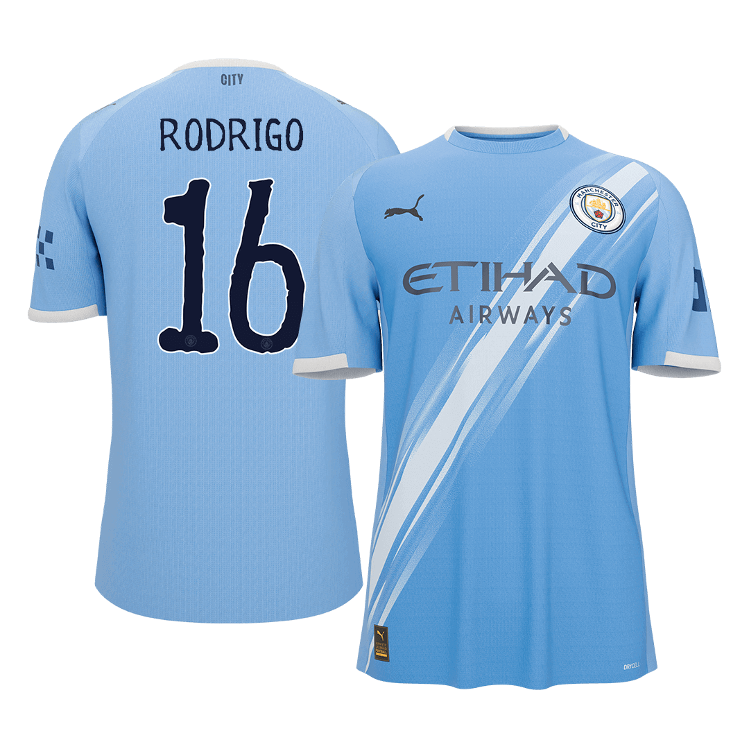 【Super Qualidade】RODRIGO #16 Manchester City
 Casa Futebol Camisa 2025/26 Azul - Club World Cup
