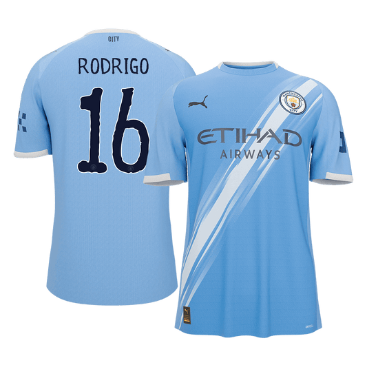 【Super Qualidade】RODRIGO #16 Manchester City
 Casa Futebol Camisa 2025/26 Azul - Club World Cup