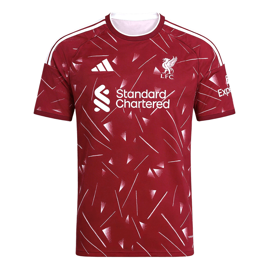 【Super Qualidade】ISAK #9 Liverpool
 Casa UCL Futebol Camisa 2026/27 Vermelho