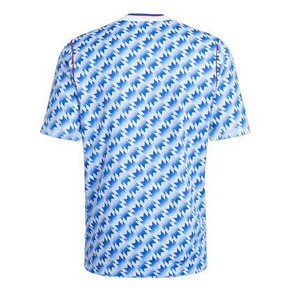 Retrô Manchester United Fora Camisa 1990/92 Azul
